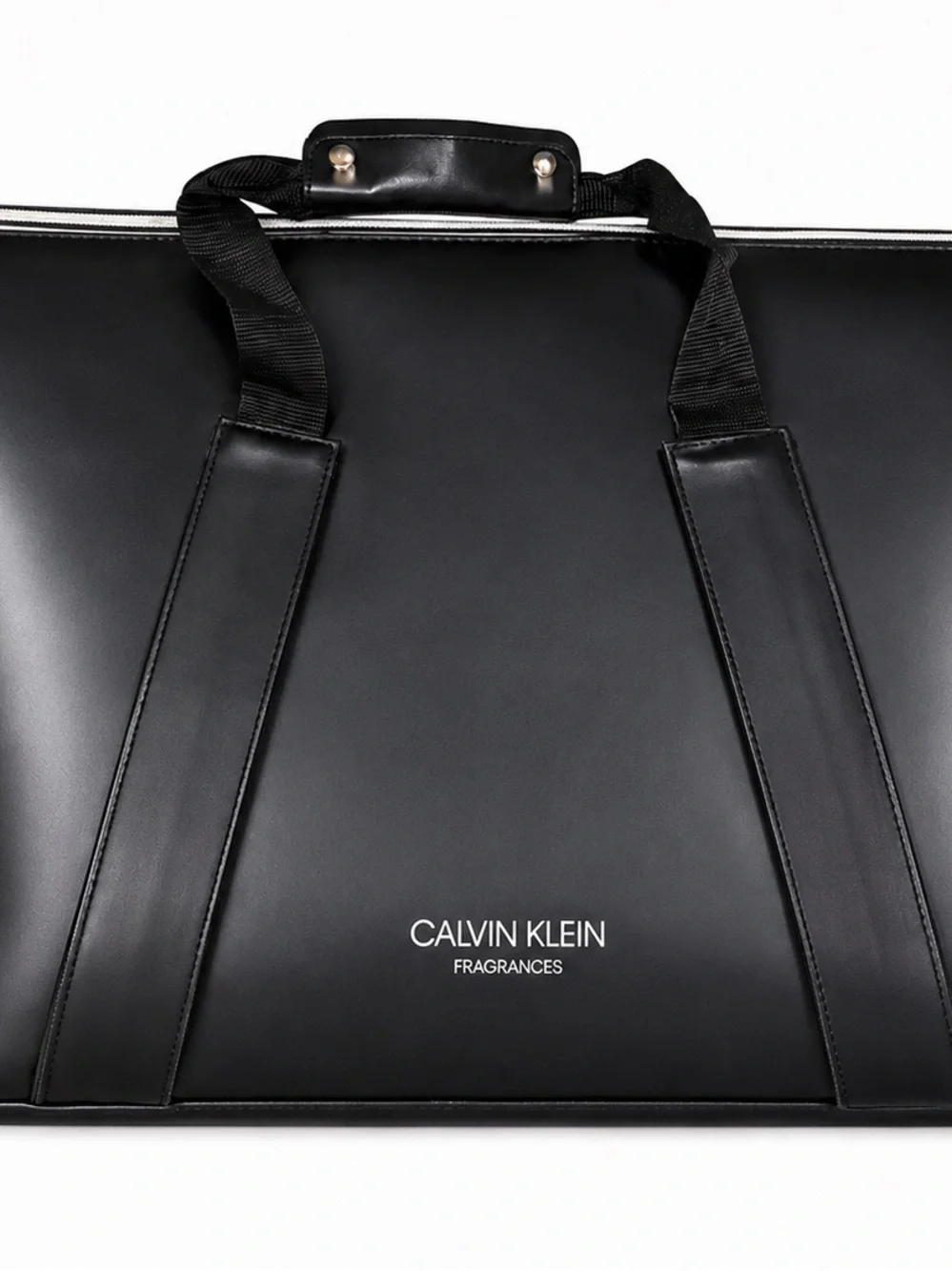 Calvin Klein Fragrances Black Weekender Travel Tote Bag Large